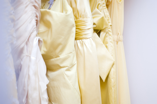yellow bridesmaids dresses